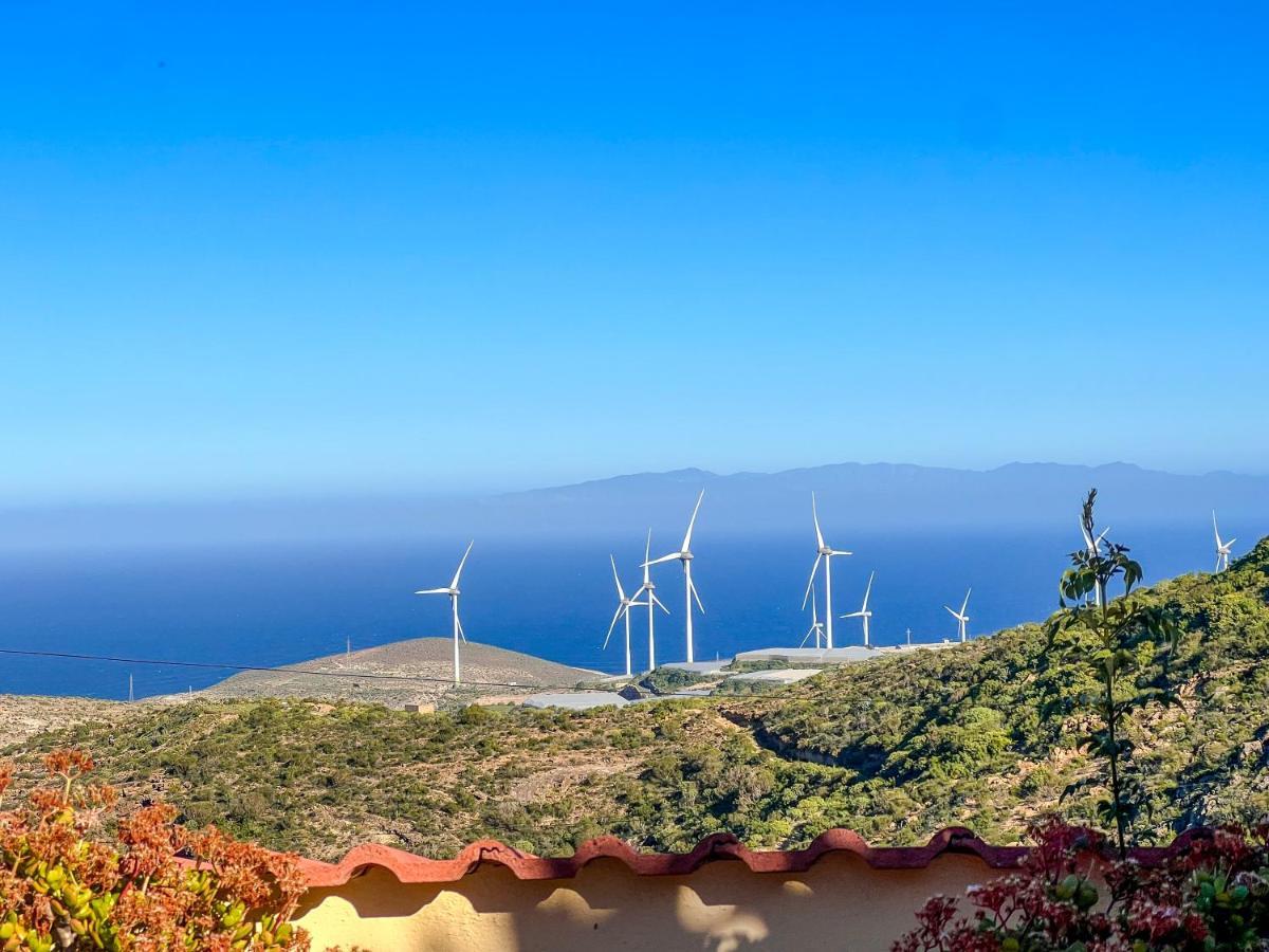 Exquisite Rural House With Garden, Pool And Sea Views Villa Arico Viejo Bagian luar foto