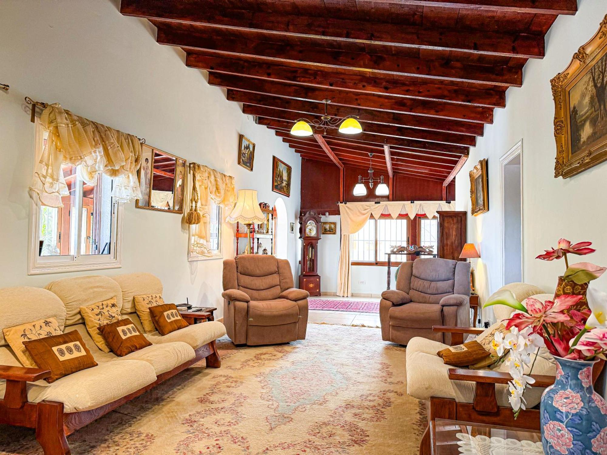 Exquisite Rural House With Garden, Pool And Sea Views Villa Arico Viejo Bagian luar foto